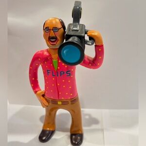 Vintage FLIPS Camera Operator Figurine